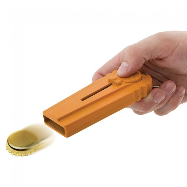 Schietende flesopener