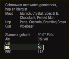 IBU in bier