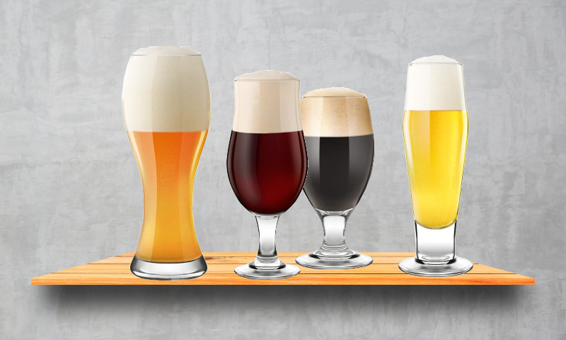 Verschillende biersoorten