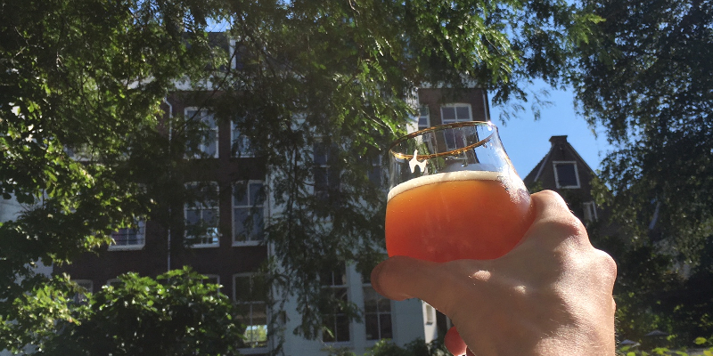 Bier in de zon
