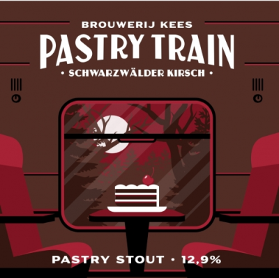 Kees Pastry Train Schwarzwalder Kirsch logo