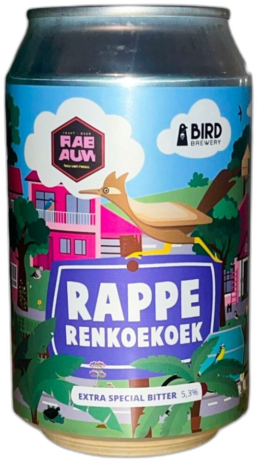 Rabauw x Bird Rappe Renkoekoek blikje bier