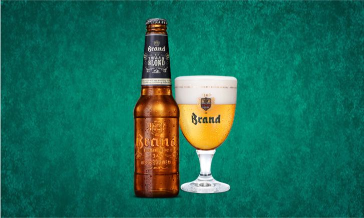 brand zwaar blond