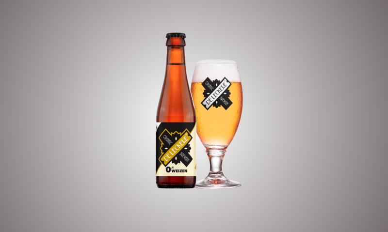 De Leckere 0.5 Weizen fles en glas