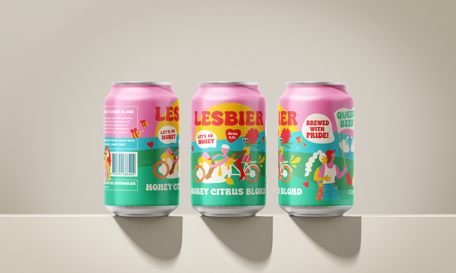 Queer Beer lanceert tweede bier: Lesbier