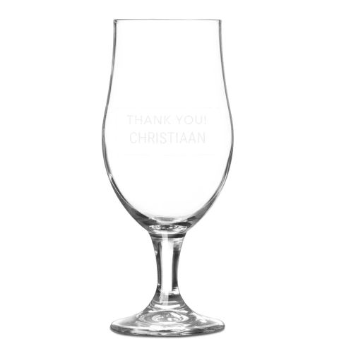 Gepersonaliseerd bierglas