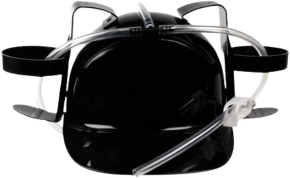 Bierhelm zwart