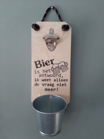 Wand flesopener bier is het antwoord