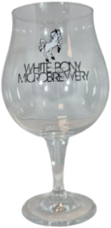 White Pony Microbrewery bierglas