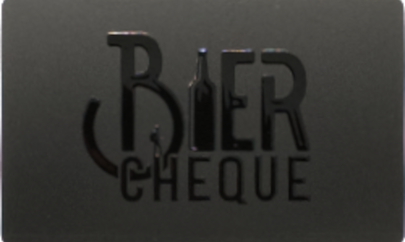 Biercheque kaart