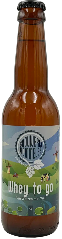 Hommeles Whey to Go flesje van 33cl