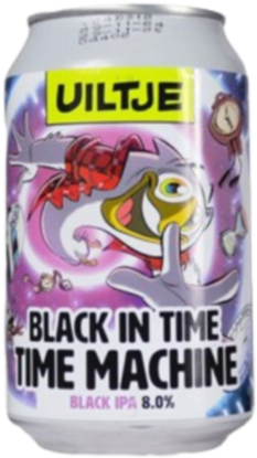 Uiltje Black In Time Time Machine blikje 33cl