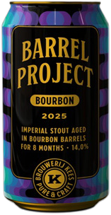 Kees Barrel Project Bourbon 2025 blikje van 33cl
