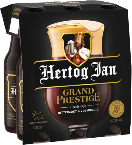 HJ Grand Prestitge sixpack met flesjes van 30cl