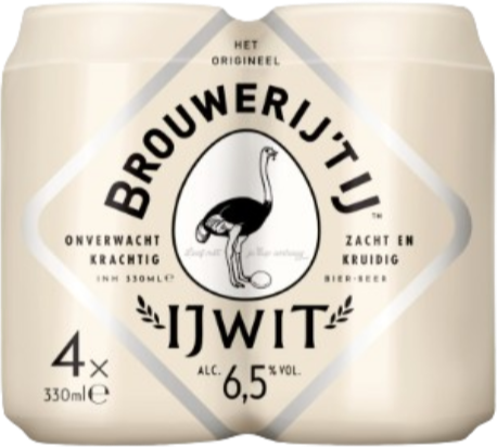 IJwit set met 4 blikjes van 33cl
