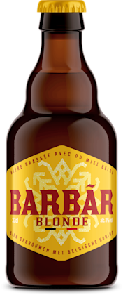 barbar blond beugelflesje van 33cl