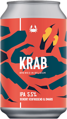 Scheldebrouwerij Krab blikje van 33cl