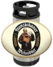Franziskaner Hefe Weissbier fust van 20 liter