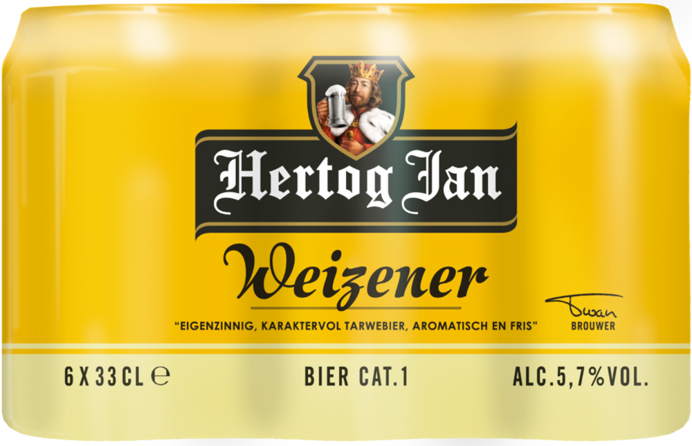 Hertog Jan Weizener sixpack blikjes 6x33cl