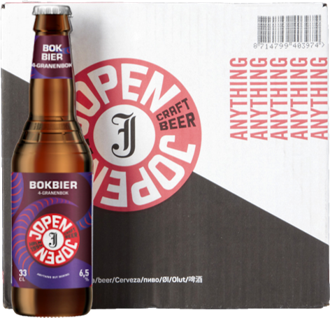 Jopen Bokbier doos met 12 flesjes van 33cl