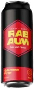 Rabauw Schurkende Porter blik van 44cl